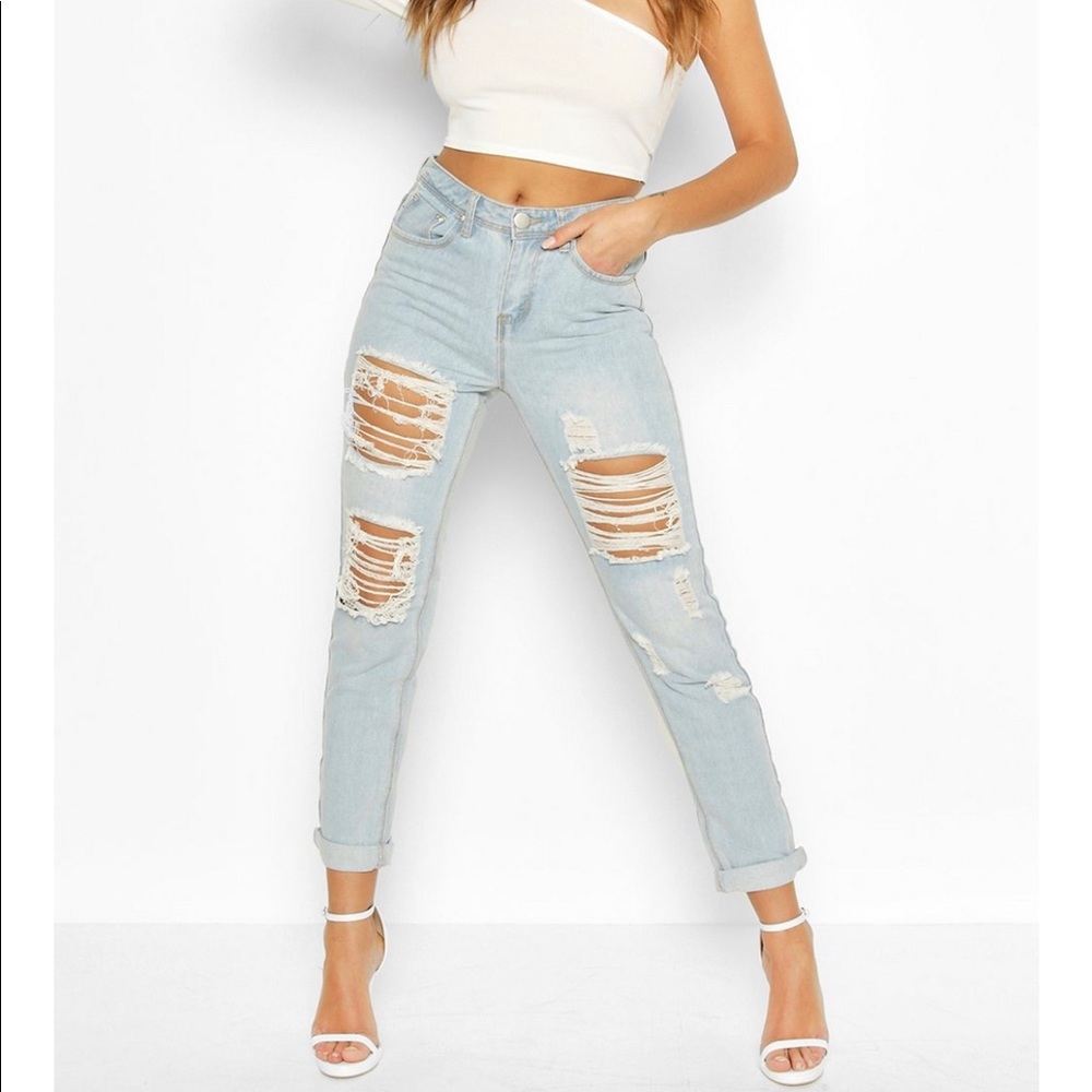 Boohoo highwaisted jeans